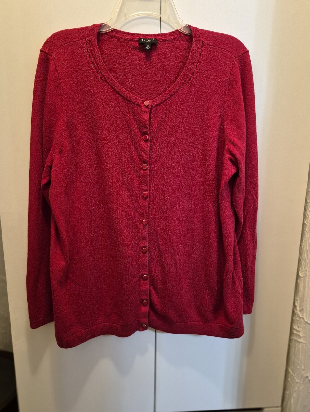 Soft Red Cardigan